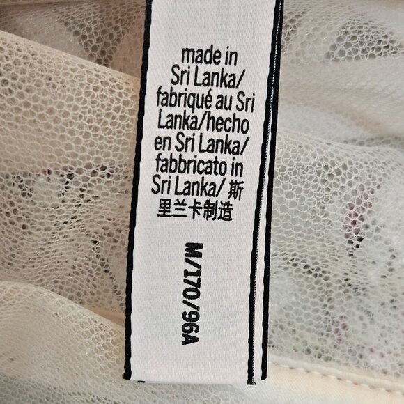 Victorias Secret Floral Embroidery Mesh Bustier Corset Size Medium Pink - Picture 9 of 11